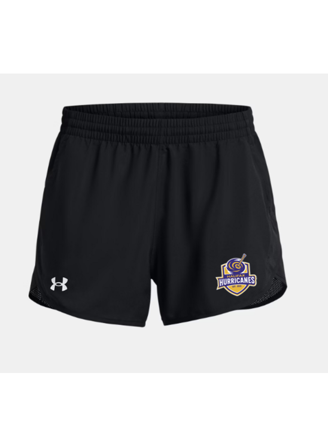 Halifax Hurricanes Under Armour Running Shorts 3" - FlyBy 1382968 - Womens