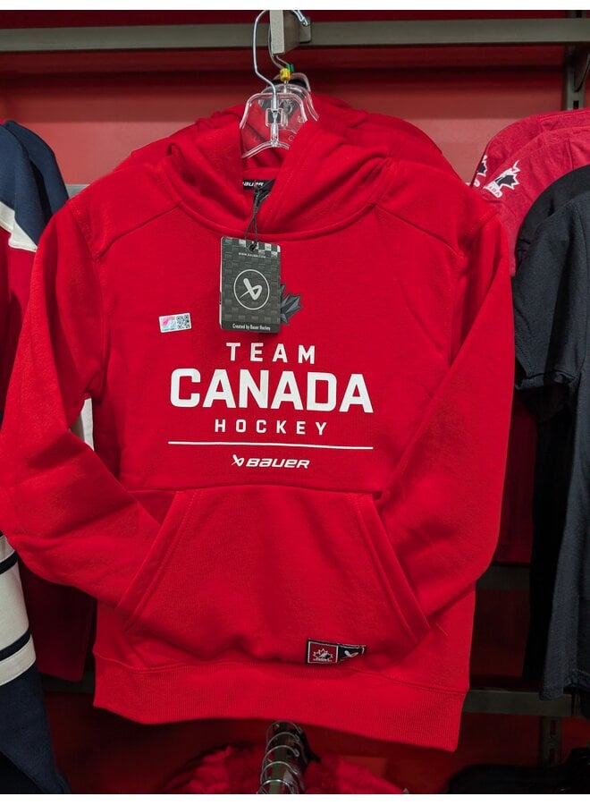 BAUER HOCKEY CANADA OLYMPIC STACKED HOODIE YTH