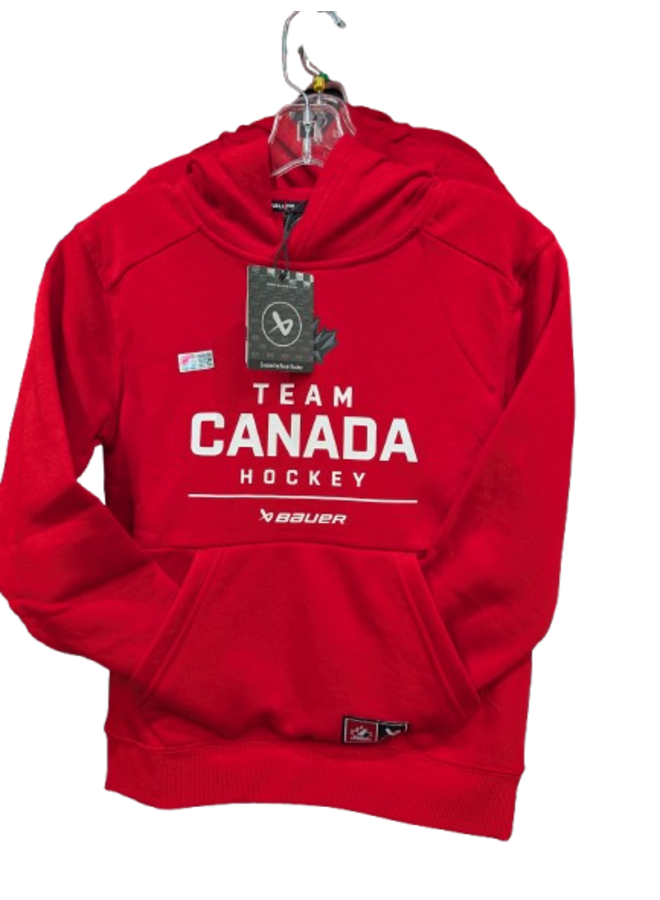 BAUER HOCKEY CANADA OLYMPIC STACKED HOODIE YTH