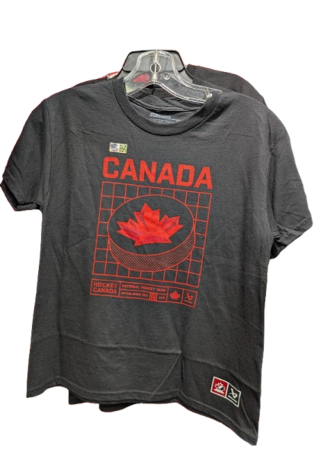 BAUER HOCKEY CANADA OLYMPIC PUCK TEE YTH