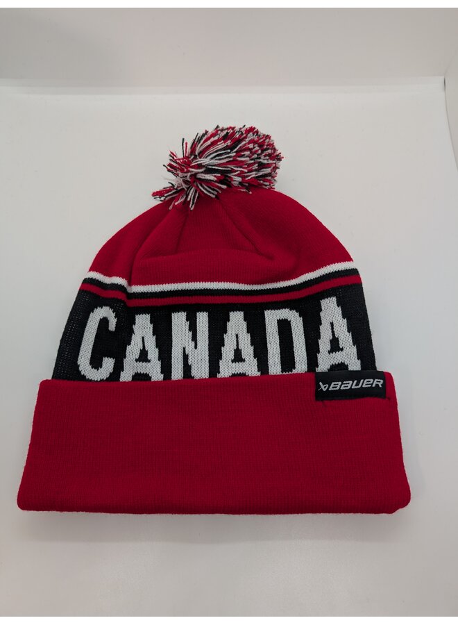 BAUER HOCKEY CANADA OLYMPIC POM TOQUE