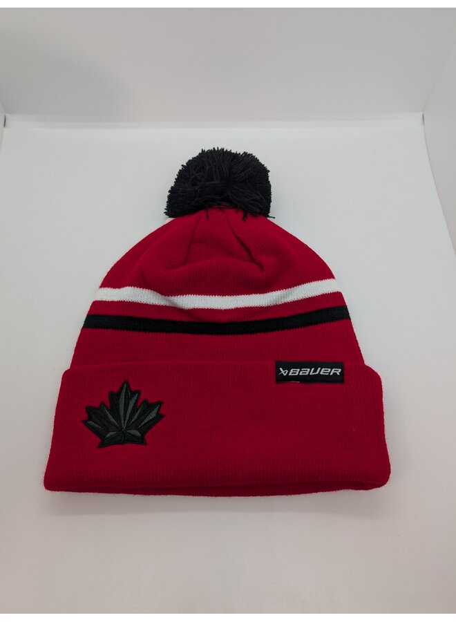 BAUER HOCKEY CANADA OLYMPIC POM TOQUE