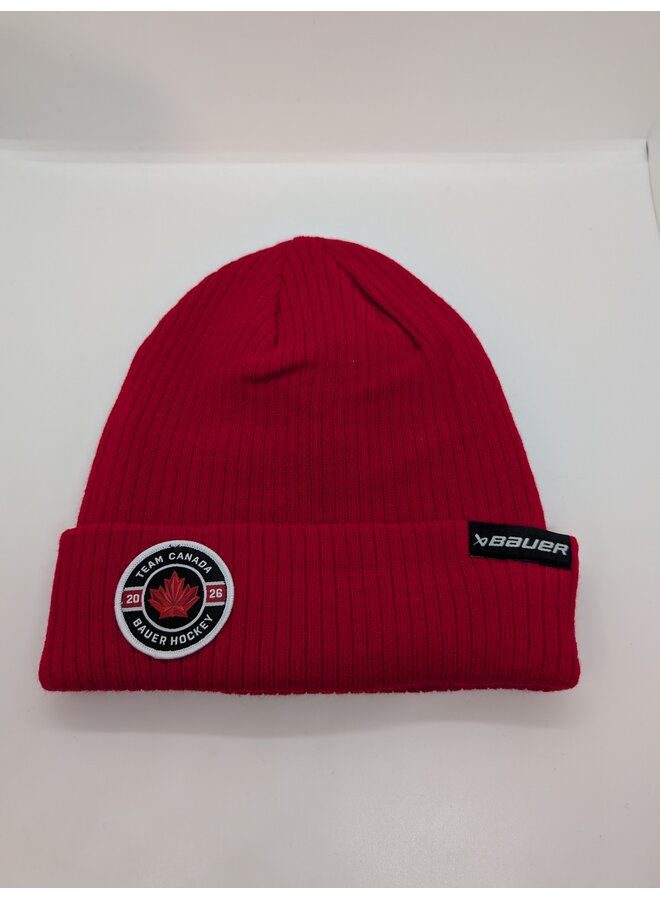 BAUER HOCKEY CANADA OLYMPIC RIBBED TOQUE