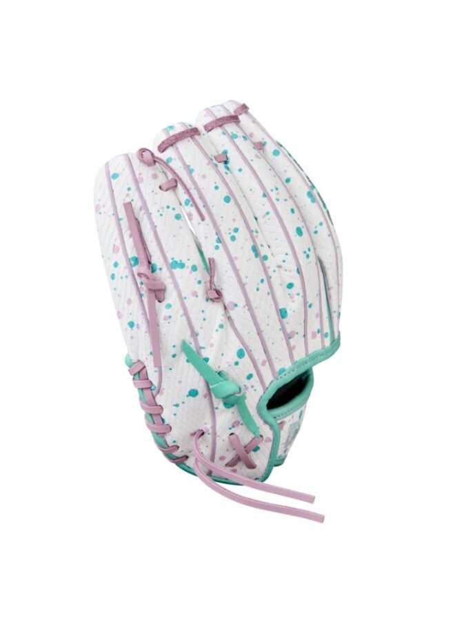 WILSON WINTER A2000 FP75SS 11.75" SEAFOAM & LAVENDER SPLATTER FASTPITCH GLOVE