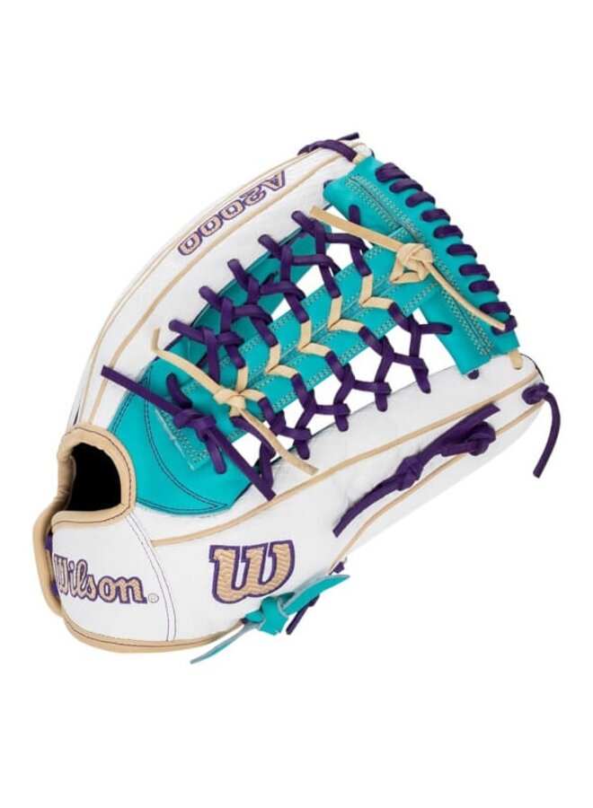 WILSON WINTER A2000 T125SS 12.5" TEAL GREEN / WHITE FASTPITCH GLOVE