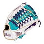 WILSON WINTER A2000 T125SS 12.5" TEAL GREEN / WHITE FASTPITCH GLOVE
