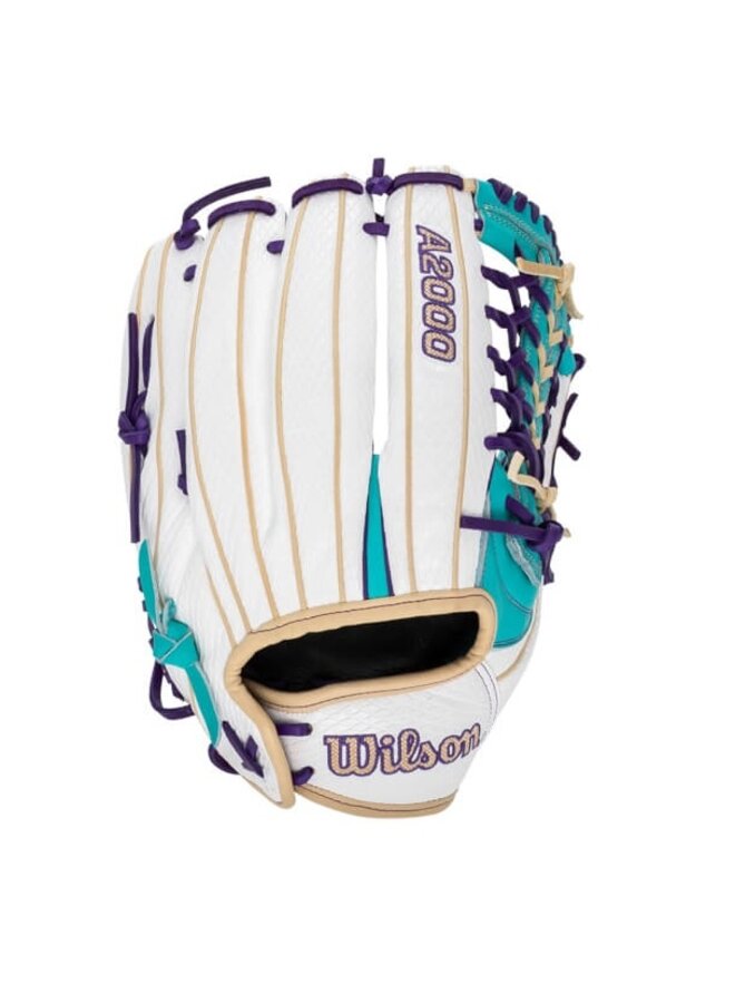 WILSON WINTER A2000 T125SS 12.5" TEAL GREEN / WHITE FASTPITCH GLOVE