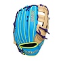 WILSON WINTER A2000 1750SS 12.5" BLONDE / SKY BLUE / PURPLE FASTPITCH GLOVE