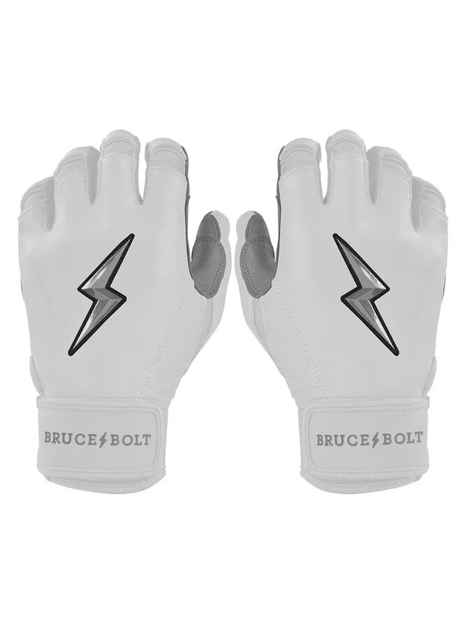 BRUCE BOLT CHROME SERIES SHORT CUFF BATTING GLOVES AD