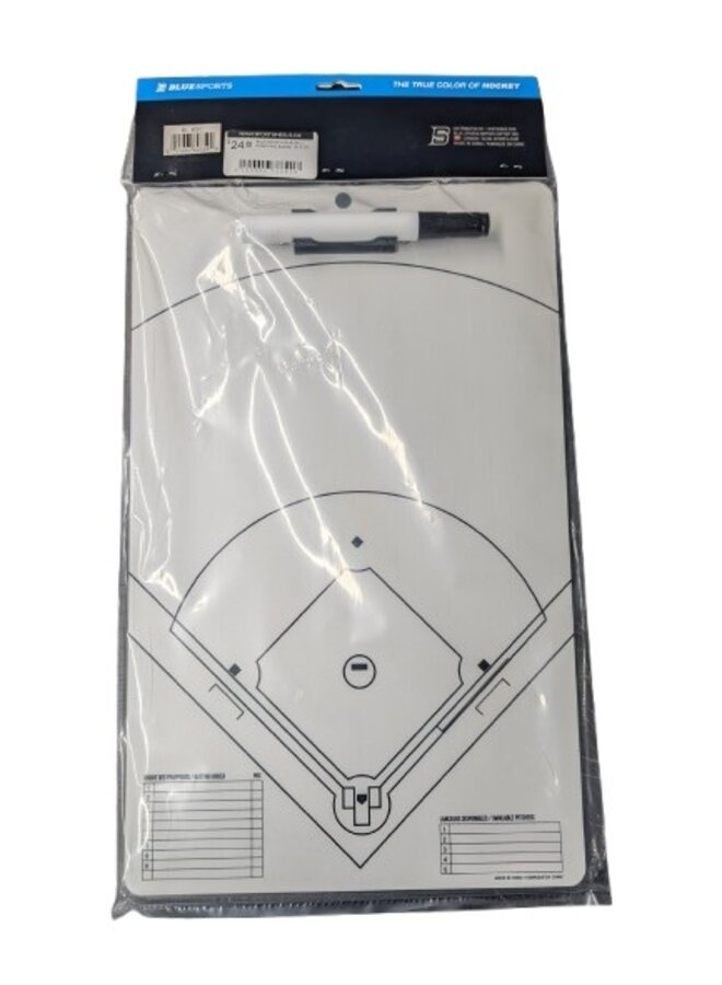 BLUE SPORTS BASEBALL COACHING BOARD 10" X 16"