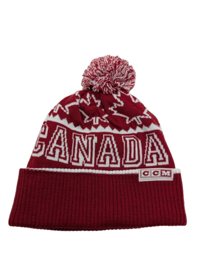 CCM BEANIE TOQUE CCC CANADA ADULT OSFA BLACK