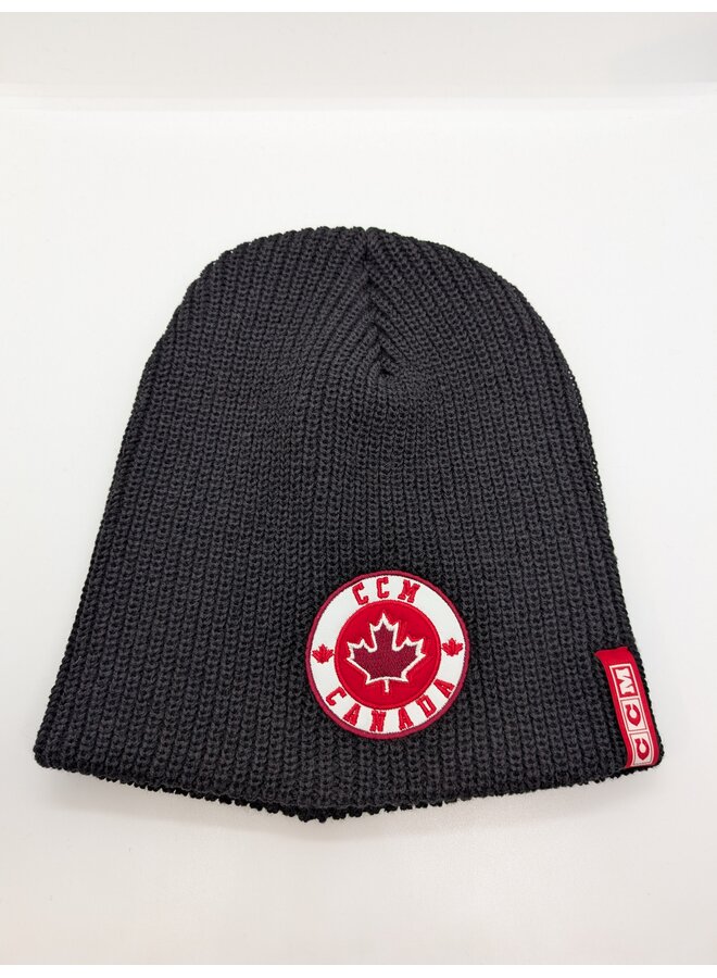 CCM POM TOQUE CCC CANADA ADULT OSFA RED