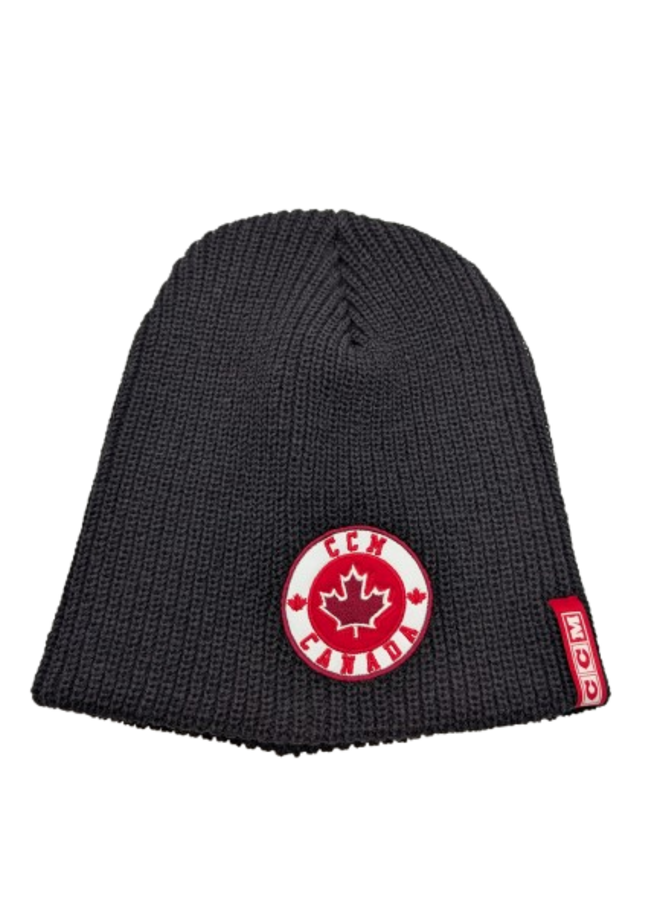 CCM POM TOQUE CCC CANADA ADULT OSFA RED