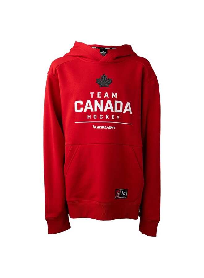 BAUER HOCKEY CANADA OLYMPIC STACKED HOODIE YTH