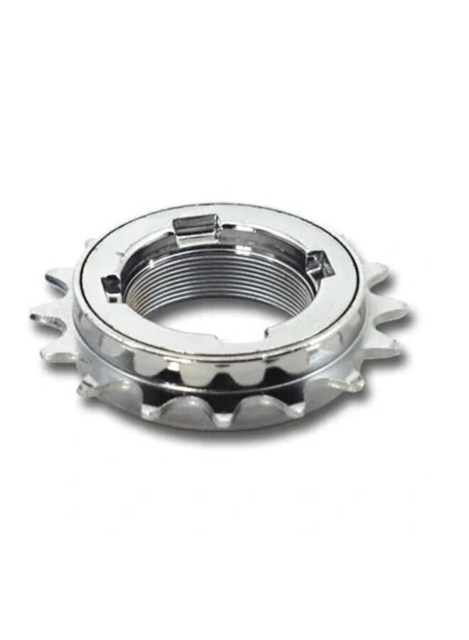 FREEWHEEL SINGLE SPEED 17T 3/32" CHROME