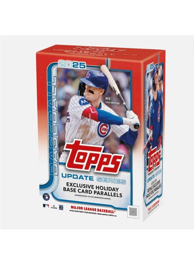 2025 TOPPS MLB UPDATE SERIES - 12 CARDS PER PACK - 7 PACKS PER BOX BLISTER PACK