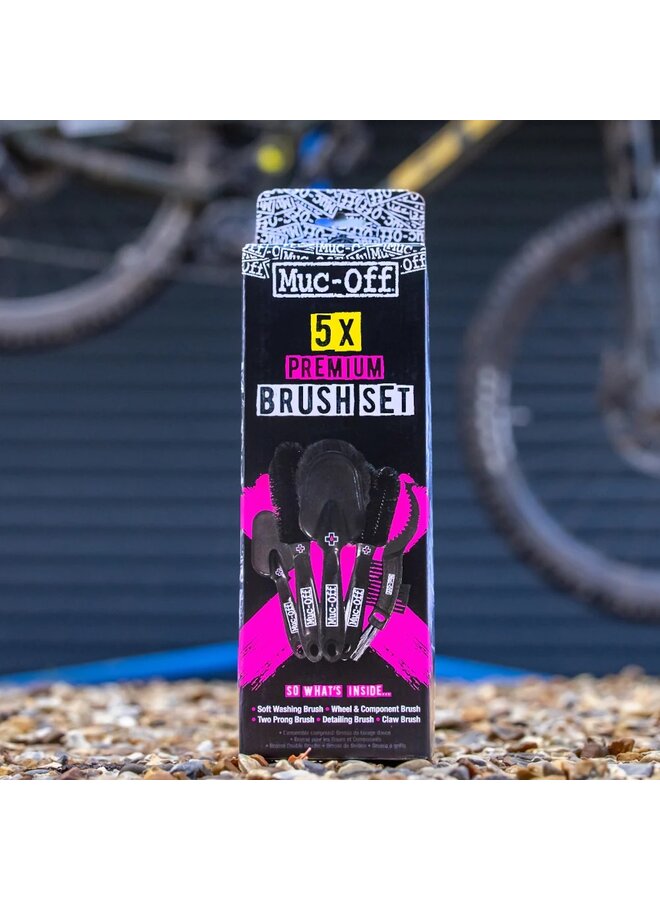 Muc-Off 5 piece brush set