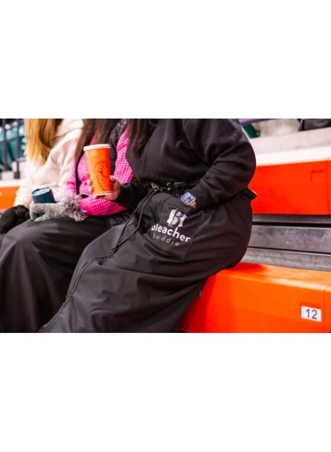 BLEACHER BUDDIE BLANKET 55" X 39" BLACK