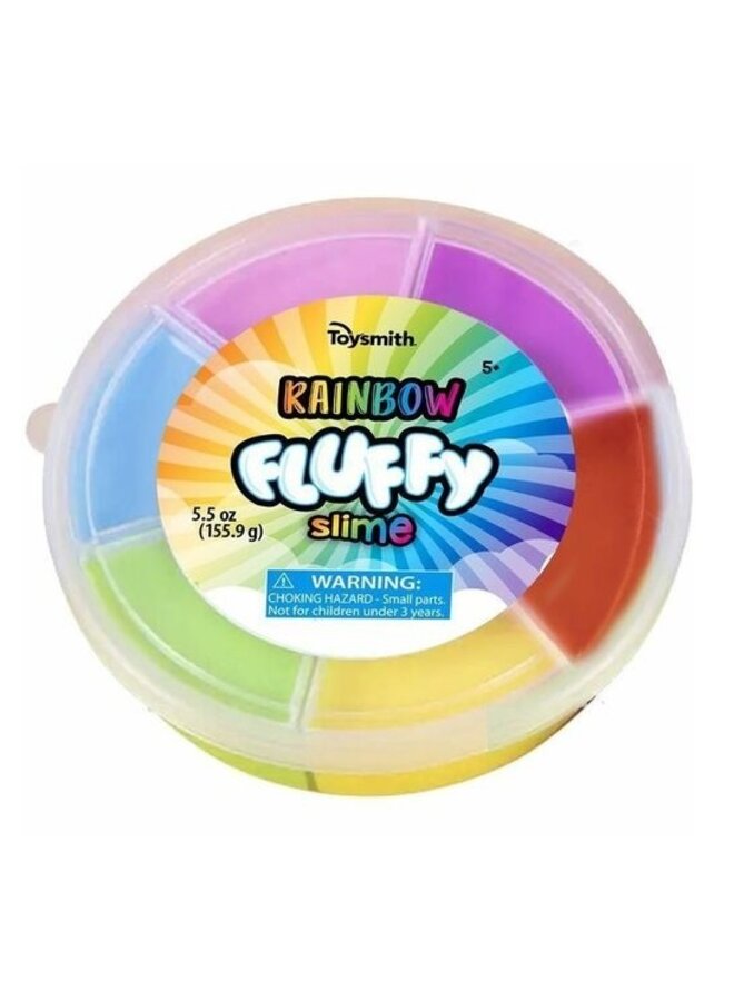 TOYSMITH RAINBOW FLUFFY SLIME