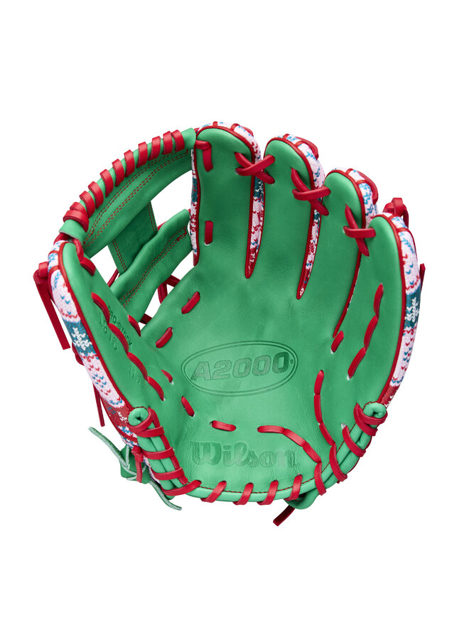 2025 WILSON A2000 1975 11.75" GLOVE GOTM DEC KELLYGREEN / SWEATERPRINT