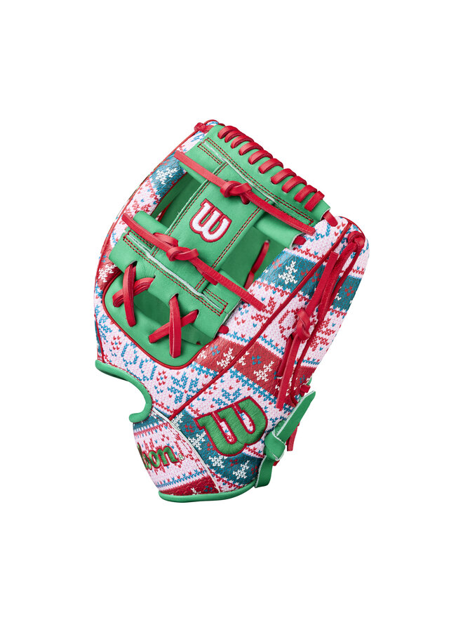 2025 WILSON A2000 1975 11.75" GLOVE GOTM DEC KELLYGREEN / SWEATERPRINT