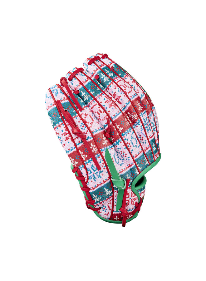 2025 WILSON A2000 1975 11.75" GLOVE GOTM DEC KELLYGREEN / SWEATERPRINT