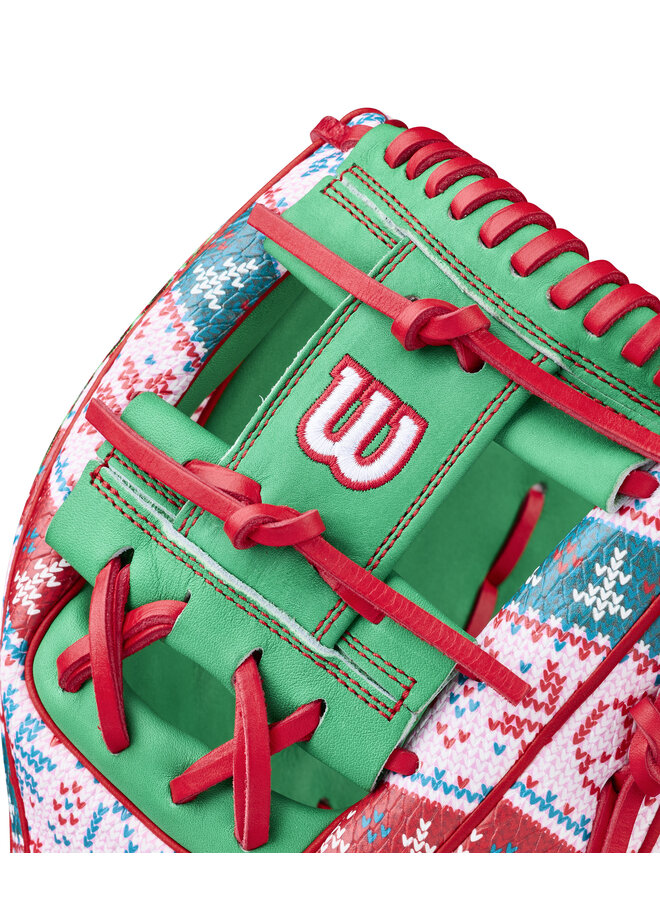 2025 WILSON A2000 1975 11.75" GLOVE GOTM DEC KELLYGREEN / SWEATERPRINT