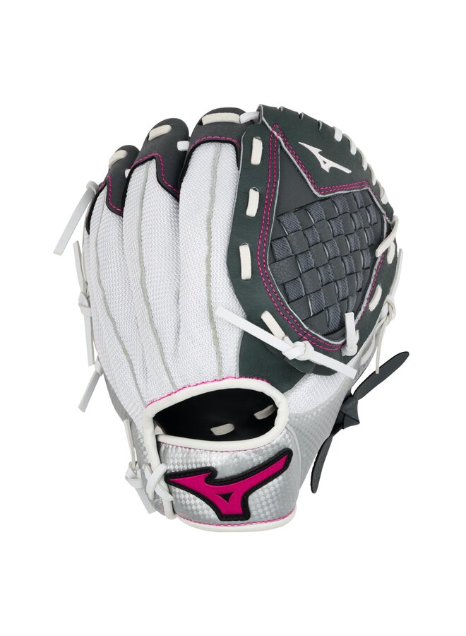 MIZUNO PROSPECT SERIES FINCH YOUTH BASEBALL GLOVE 10" WHITE-GREY RHT