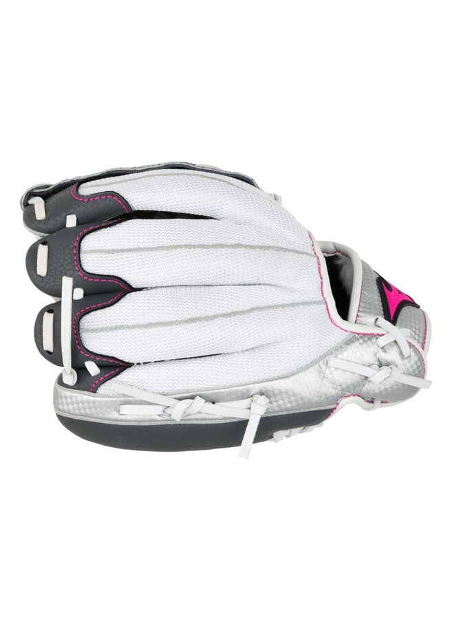 MIZUNO PROSPECT SERIES FINCH YOUTH BASEBALL GLOVE 10" WHITE-GREY RHT