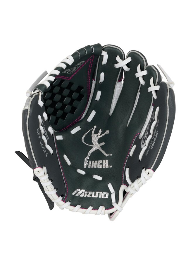 MIZUNO PROSPECT SERIES FINCH YOUTH BASEBALL GLOVE 11" WHITE-GREY RHT