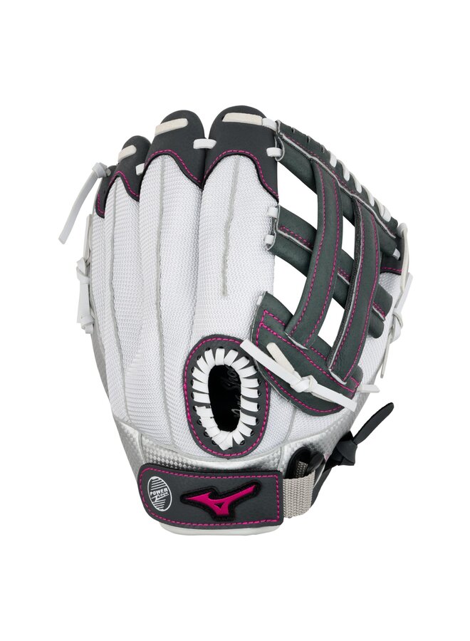 MIZUNO PROSPECT SERIES FINCH YOUTH BASEBALL GLOVE 11.5" WHITE-GREY RHT
