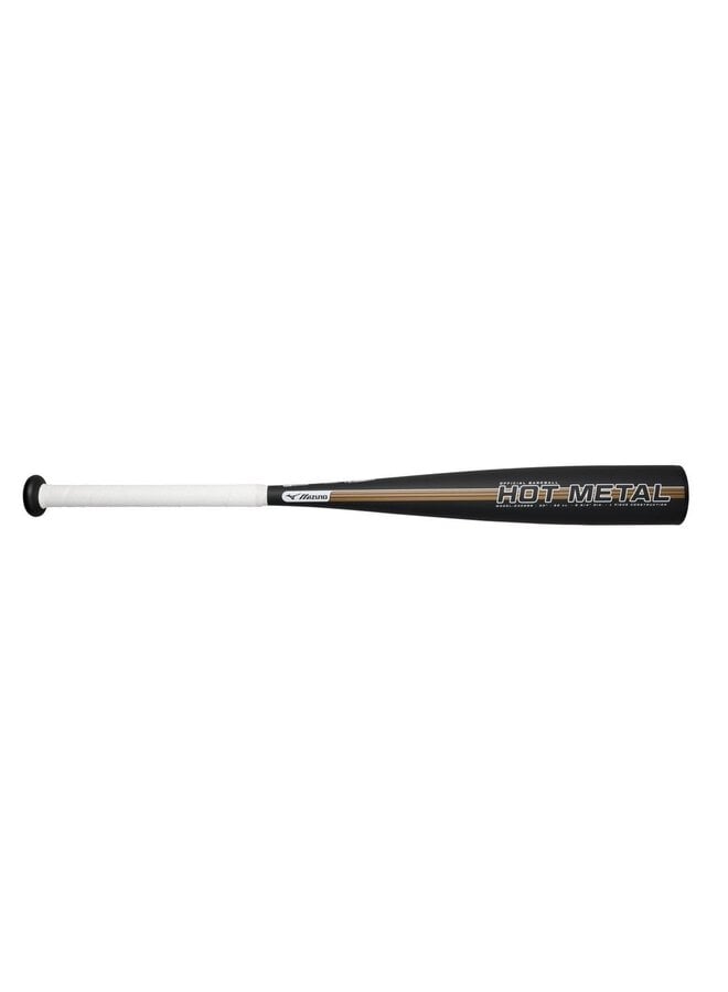 2025 MIZUNO B26-HOT METAL  BLACK GOLD-  BASEBALL BAT