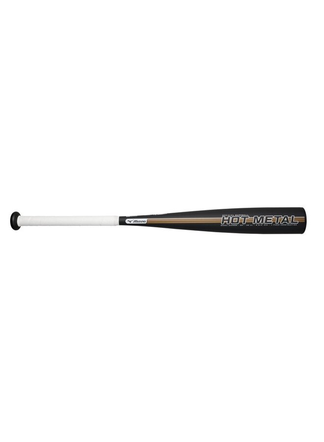 2025 MIZUNO B26-HOT METAL  BLACK GOLD-  BASEBALL BAT