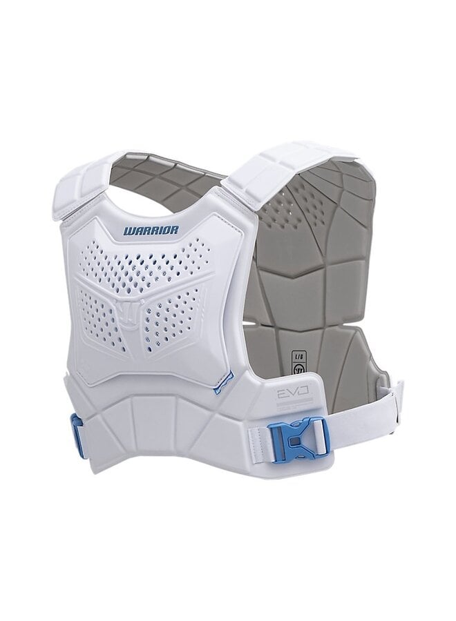 2026 WARRIOR EVO V LACROSSE SHOULDER LINER - WHITE  SR LARGE