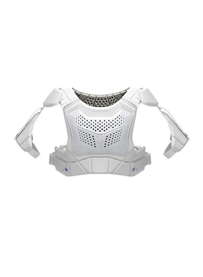 2026 WARRIOR EVO V LACROSSE SHOULDER PAD - WHITE  SR SM