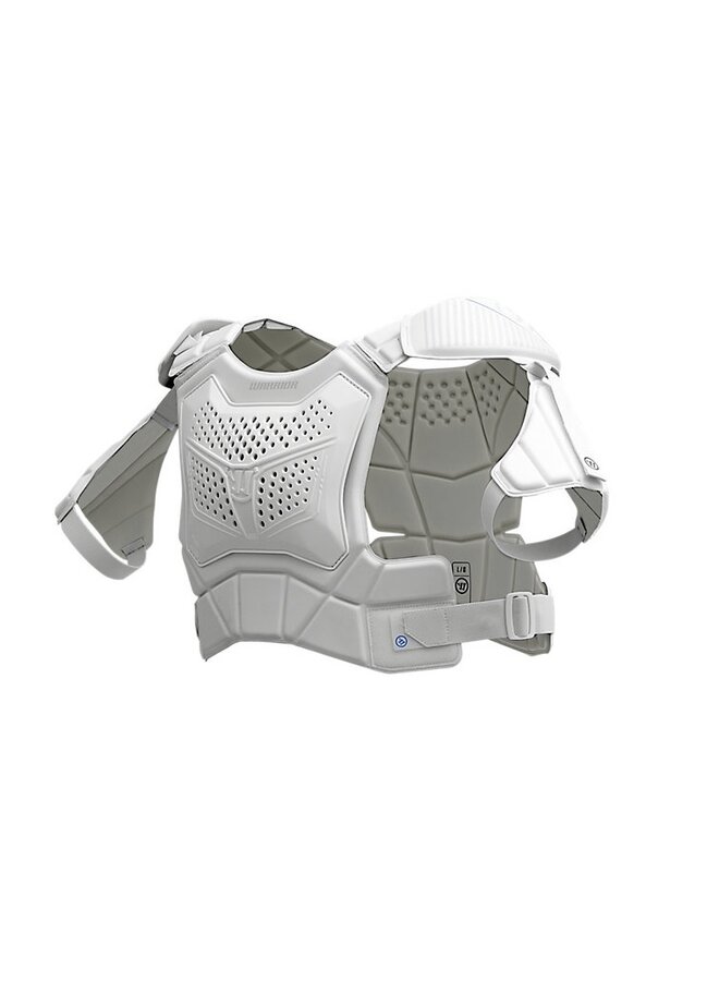 2026 WARRIOR EVO V LACROSSE SHOULDER PAD - WHITE SR SM