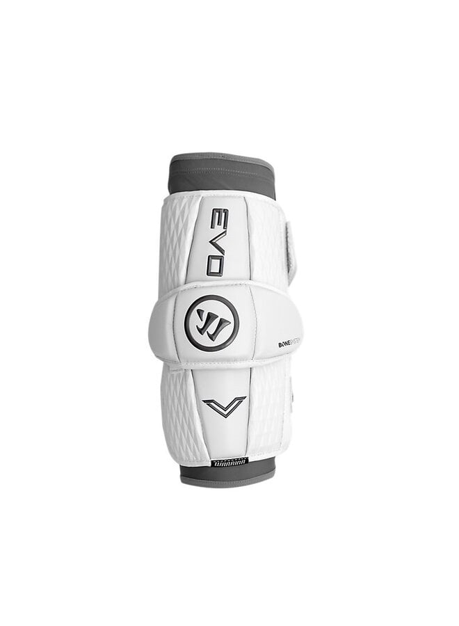 2026 WARRIOR EVO V LACROSSE ARM PAD - WHITE  SR LARGE