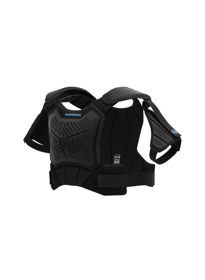 2026  WARRIOR EVO RISE LACROSSE SHOULDER PAD - BLACK YTH SM