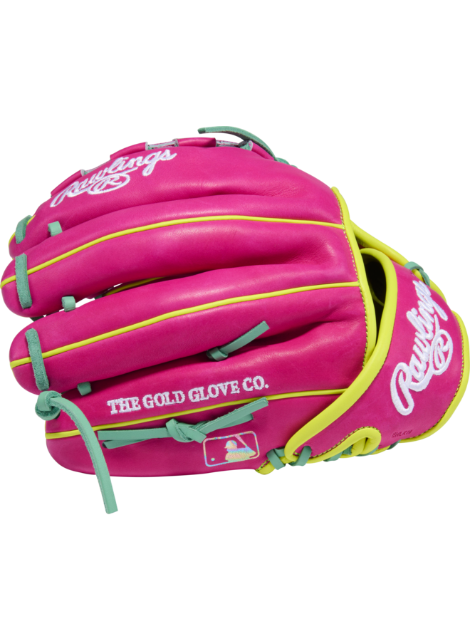 RAWLINGS HOH GOLD GLOVE 12" BASEBALL GLOVE JAN 2026 GOTM PINK / GREEN