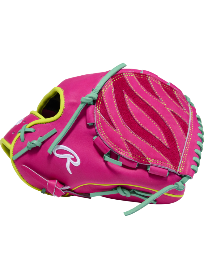 RAWLINGS HOH GOLD GLOVE 12" BASEBALL GLOVE JAN 2026 GOTM PINK / GREEN
