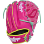 RAWLINGS HOH GOLD GLOVE 12" BASEBALL GLOVE JAN 2026 GOTM PINK / GREEN