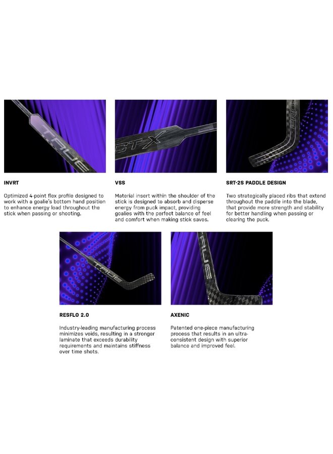 2025 TRUE GSTK PROJECT X STORM SR GOALIE STICK