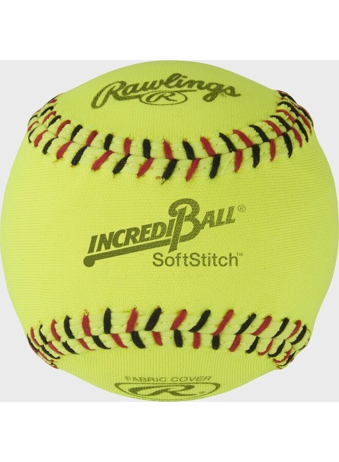 RAWLINGS INCREDIBALL 11 YELLOW SOFTSTITCH SOFTBALLS