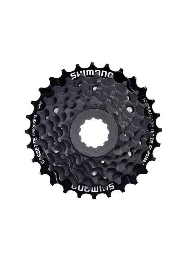 SHIMANO CASSETTE SPROCKET, CS-HG20, 7-SPEED, 12-14-16-18-21-24-32T