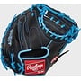 RAWLINGS R9 SERIES BASEBALL CATCHERS MITT 32.5 RHT BLACK-BLUE