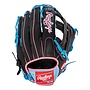 RAWLINGS R9 SERIES BASEBALL GLOVE 12.75 RHT BLACK BLUE-PINK