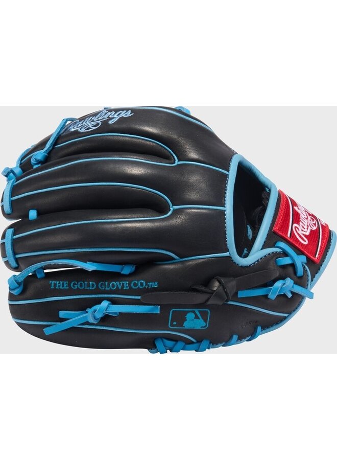 RAWLINGS R9 BASEBALL GLOVE 11.5" RHT BLACK-BLUE