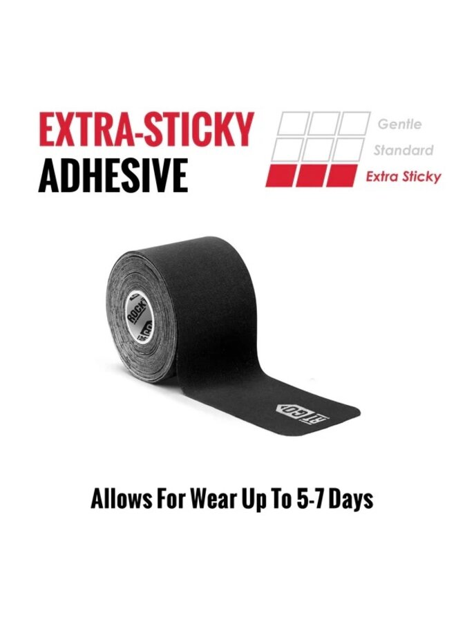 ROCKTAPE GO EXTRASTICKY PRE CUT KINESIOLOGY TAPE
