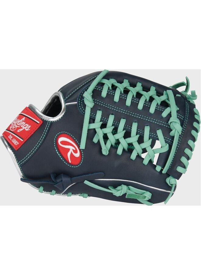RAWLINGS R9  BASEBALL GLOVE 11.75" RHT NAVY-MINT