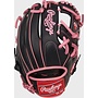 RAWLINGS R9 BASEBALL GLOVE 11.5" RHT BLACK-PINK
